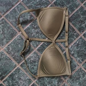 Pink Push-Up Triangle Top